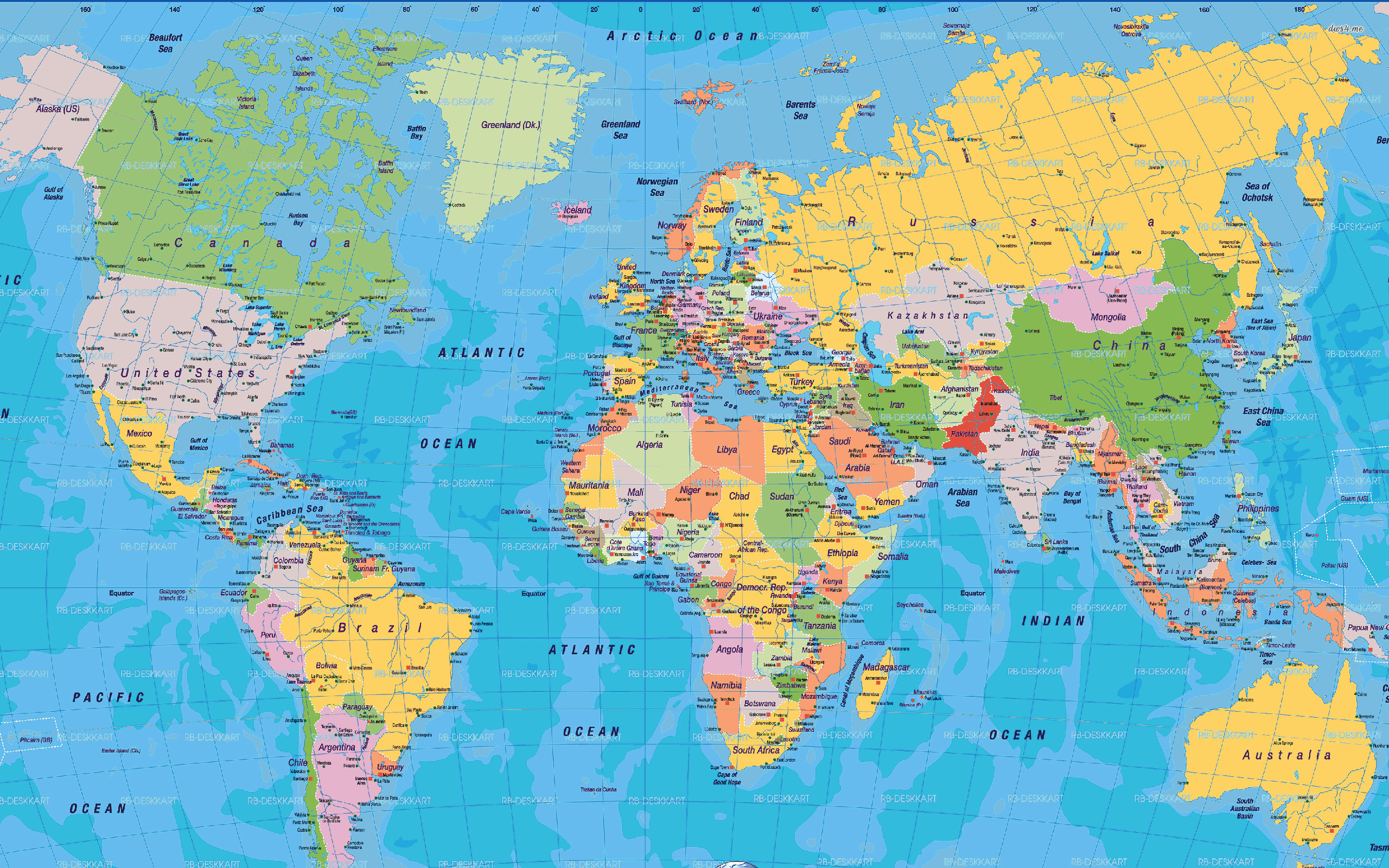 Wereldkaart voor aan wand? | Wereldkaarten 2023 Tuinenhuis.com