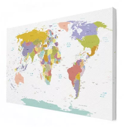 Wereldkaart voor aan wand? | Wereldkaarten 2023 Tuinenhuis.com
